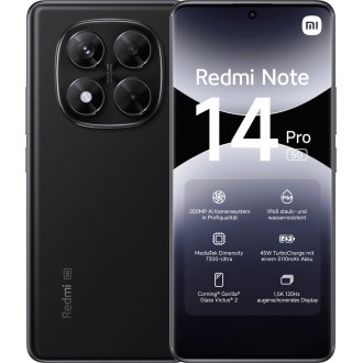 Xiaomi Redmi Note 14 Pro 5G Dual SIM (8GB/256GB) Μαύρο