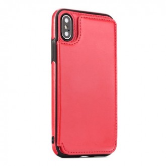 Θήκη της εταιρείας Forcell τύπου πορτοφόλι κόκκινη για Samsung Galaxy J3 2017 J330