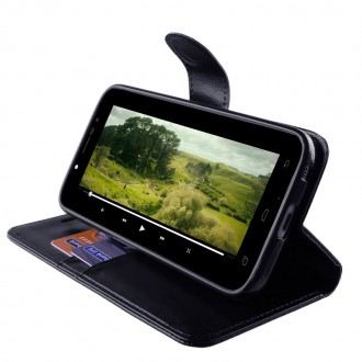 VOLTE-TEL ΘΗΚΗ SAMSUNG S8 G950 LEATHER-TPU BOOK STAND BLACK