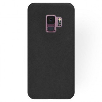 Θήκη Forcell Soft Back Cover Σιλικόνης Μαύρη για Samsung Galaxy S9