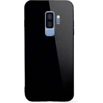 Θήκη Forcell Glass Back Cover Μαύρη για Samsung Galaxy S9