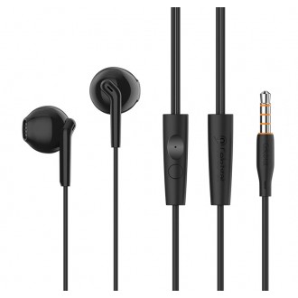 CELEBRAT earphones με μικρόφωνο G34, 3.5mm σύνδεση, 14mm, 1.2m, μαύρα CELEBRAT earphones με μικρόφωνο G34, 3.5mm σύνδεση, 14mm, 1.2m, μαύρα