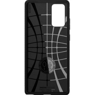 Spigen Rugged Armor Back Cover Σιλικόνης Μαύρο (Galaxy Note 20)