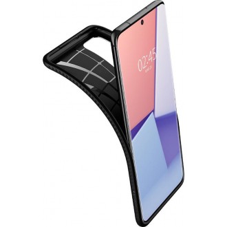 Θήκη Spigen Liquid Air Back Cover Σιλικόνης Μαύρη για Samsung Galaxy S20 Plus
