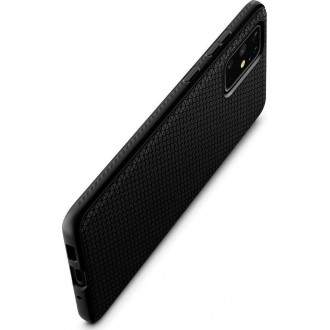 Θήκη Spigen Liquid Air Back Cover Σιλικόνης Μαύρη για Samsung Galaxy S20 Plus
