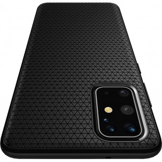 Θήκη Spigen Liquid Air Back Cover Σιλικόνης Μαύρη για Samsung Galaxy S20 Plus