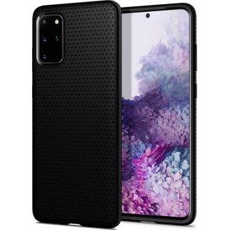 Θήκη Spigen Liquid Air Back Cover Σιλικόνης Μαύρη για Samsung Galaxy S20 Plus