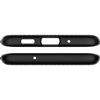 Θήκη Spigen Liquid Air Back Cover Σιλικόνης Μαύρη για Samsung Galaxy S20 Plus