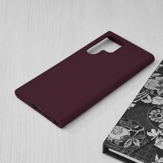 Θήκη Techsuit Soft Edge Back Cover Σιλικόνης Μπορντώ για Samsung Galaxy S21 Ultra 5G