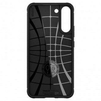 Θήκη Spigen Rugged Armor Back Cover Σιλικόνης Ανθεκτική Μαύρη για Samsung Galaxy S22 5G