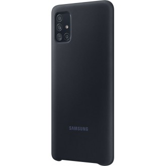 Θήκη Samsung Silicone Cover Μαύρη για Galaxy A51