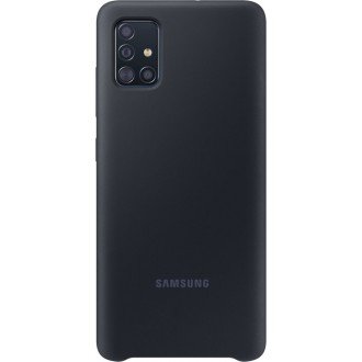 Θήκη Samsung Silicone Cover Μαύρη για Galaxy A51