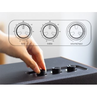 Edifier D12 Αυτοενισχυόμενο Ηχείο 2.5 Δρόμων με Bluetooth 70W (Τεμάχιο) Μαύρο