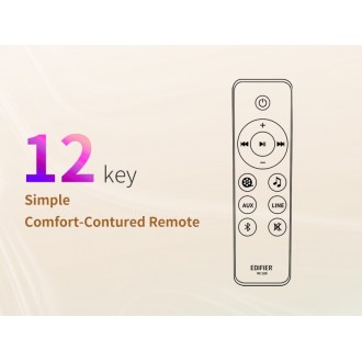 Edifier D12 Αυτοενισχυόμενο Ηχείο 2.5 Δρόμων με Bluetooth 70W (Τεμάχιο) Μαύρο