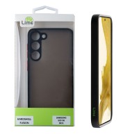 LIME ΘΗΚΗ SAMSUNG S23 5G S911 6.1" HARDSHELL FUSION FULL CAMERA PROTECTION ΜΑΥΡΗ ΜΕ ΚΟΚΚΙΝΑ ΚΟΥΜΠΙΑ