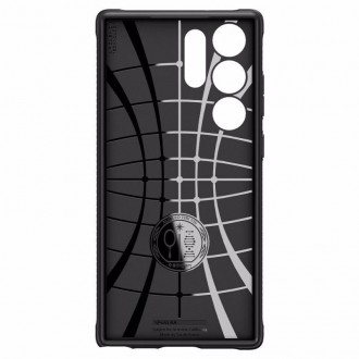 Θήκη Spigen Rugged Armor Back Cover Σιλικόνης Ανθεκτική Matte Black για Samsung Galaxy S23 Ultra