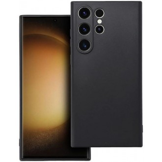 Θήκη Forcell Back Cover Σιλικόνης Μαύρη για Samsung Galaxy S23 Ultra