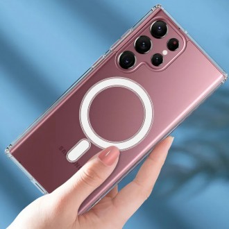 Θήκη Techsuit MagSafe Pro Back Cover Σιλικόνης Διάφανη για Samsung Galaxy S23 Ultra