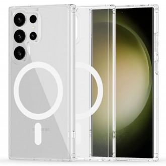 Θήκη Techsuit MagSafe Pro Back Cover Σιλικόνης Διάφανη για Samsung Galaxy S23 Ultra