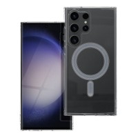 Θήκη Μag Back Cover Σιλικόνης Διάφανη για Samsung Galaxy S23 Ultra