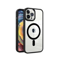 Θήκη Techsuit MagSafe Pro Back Cover Σιλικόνης Μαύρη για Samsung Galaxy S24
