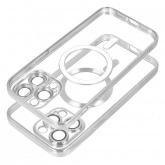 Θήκη Electro Mag Back Cover Ασημί για Samsung Galaxy S24