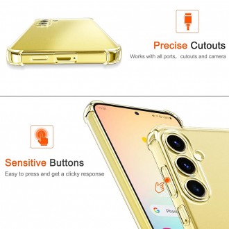 Θηκη Techsuit Shockproof Clear Back Cover Σιλικονης Διαφανη για Samsung Galaxy S24 Ultra