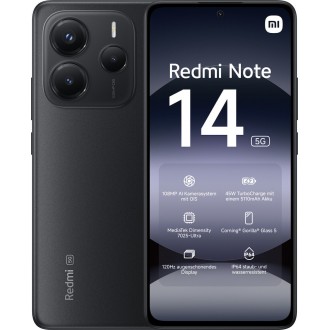 Xiaomi Redmi Note 14 NFC 5G Dual SIM (8GB/256GB) Μαύρο