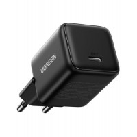 Ugreen Φορτιστής Χωρίς Καλώδιο GaN με Θύρα USB-C 20W Power Delivery Μαύρος (X512)