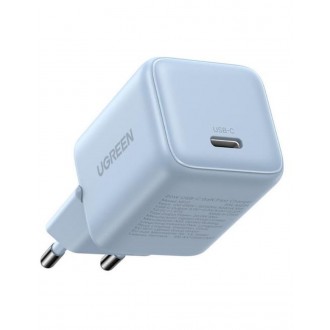 Ugreen Φορτιστής Χωρίς Καλώδιο GaN με Θύρα USB-C 20W Power Delivery Μπλε (X512)