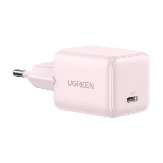 Ugreen Φορτιστής Χωρίς Καλώδιο GaN με Θύρα USB-C 20W Power Delivery Ροζ (X512)