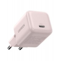 Ugreen Φορτιστής Χωρίς Καλώδιο GaN με Θύρα USB-C 20W Power Delivery Ροζ (X512)