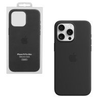 ΘΗΚΗ IPHONE 15 PRO MAX MT1M3ZM/A SILICONE MAGSAFE COVER BLACK PACKING ORΙGINAL