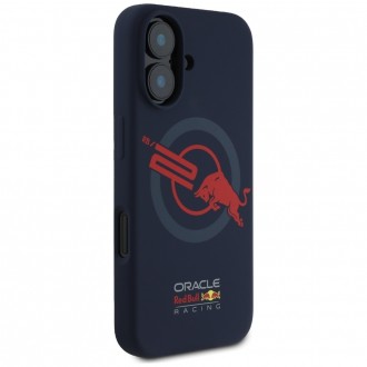 Θήκη Red Bull Back Cover Σιλικόνης Navy Μπλε για iPhone 16