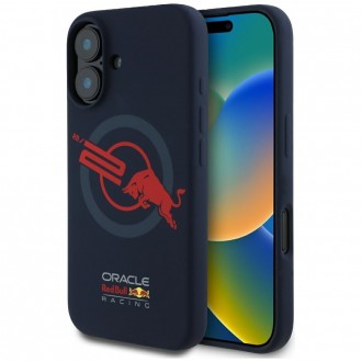 Θήκη Red Bull Back Cover Σιλικόνης Navy Μπλε για iPhone 16