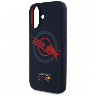 Θήκη Red Bull Back Cover Σιλικόνης Navy Μπλε για iPhone 16