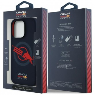 Θήκη Red Bull Back Cover Σιλικόνης Navy Μπλε για iPhone 16 Pro