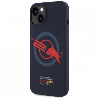 Θήκη Red Bull Back Cover Σιλικόνης Navy Μπλε για iPhone 15