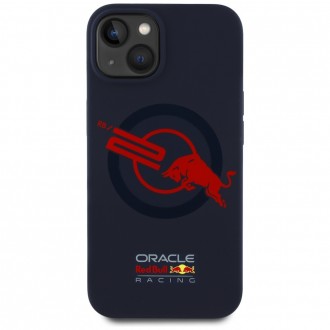 Θήκη Red Bull Back Cover Σιλικόνης Navy Μπλε για iPhone 15