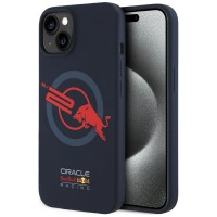 Θήκη Red Bull Back Cover Σιλικόνης Navy Μπλε για iPhone 15