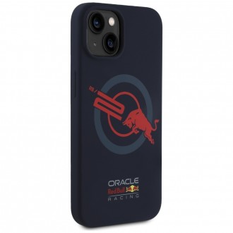Θήκη Red Bull Back Cover Σιλικόνης Navy Μπλε για iPhone 15