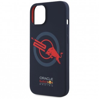 Θήκη Red Bull Back Cover Σιλικόνης Navy Μπλε για iPhone 15
