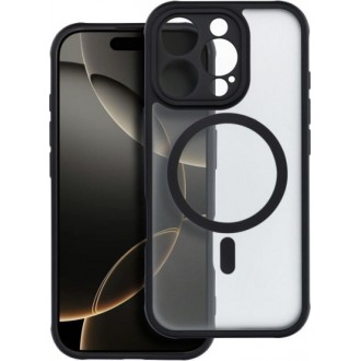 Θήκη Full Matte Mag Back Cover Πλαστικό Ανθεκτικό Μαύρο για iPhone 16 Pro Max