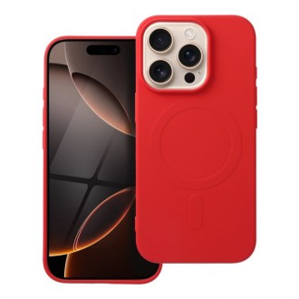 Θήκη Silicone Mag Back Cover Σιλικόνης Κόκκινη για iPhone 16 Pro Max