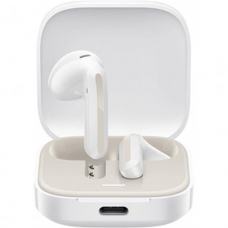 Xiaomi Redmi Buds 6 Active Bluetooth Handsfree Ακουστικά με Θήκη Φόρτισης Λευκά Xiaomi Redmi Buds 6 Active Bluetooth Handsfree Ακουστικά με Θήκη Φόρτισης Λευκά
