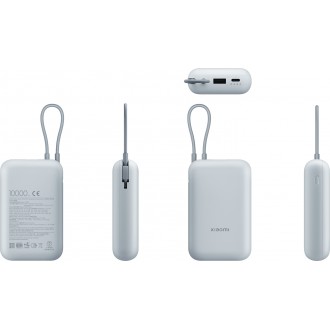 Xiaomi BHR9073GL Integrated Type-C Power Bank 10000mAh 22.5W με Θύρα USB-A και Θύρα USB-C Μπλέ