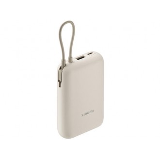 Xiaomi BHR9072GL Integrated Type-C Power Bank 10000mAh 22.5W με Θύρα USB-A και Θύρα USB-C Μπεζ