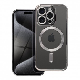 Θηκη Electro Mag Back Cover Σιλικονης Γκρι για iPhone 16 Pro