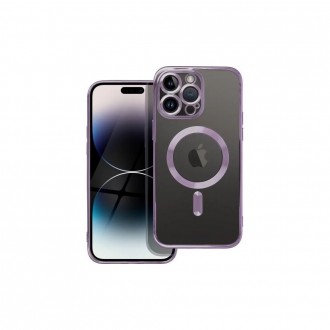 Θήκη Electro Mag Back Cover Σιλικόνης Μώβ για iPhone 16 Pro
