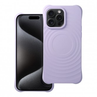 Θήκη Zephyr Mag Back Cover Σιλικόνης Λιλά για iPhone 16 Pro
